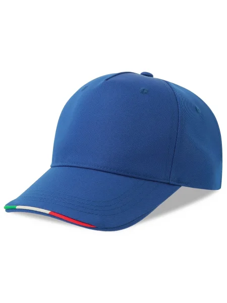 cappello-con-visiera-corta-stile-baseball-a-5-pannelli-atlantis-recy-five-italia-royal-16.webp