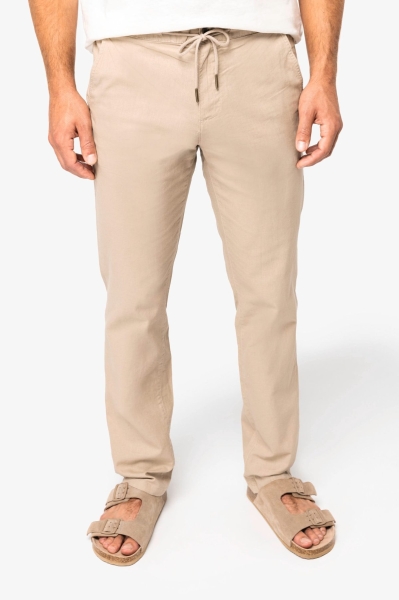 Pantaloni uomo in lino e cotone 170 g/m² personalizzabili Spasso