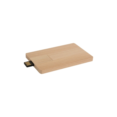 Card usb personalizzate 4GB a forma di tessera in legno