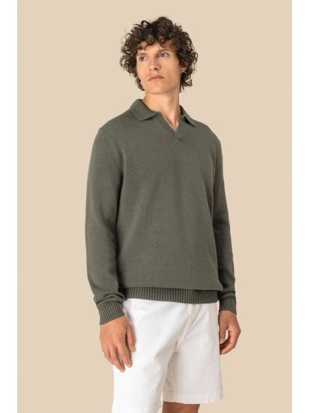 Maglione da uomo con colletto a polo personalizzabile Spasso