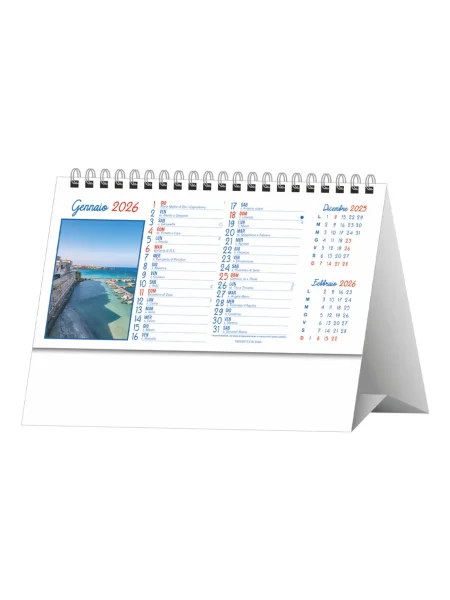 Calendario Puglia Illustrato da Tavolo