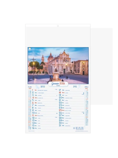 Calendario Sicilia Illustrato trimestrale