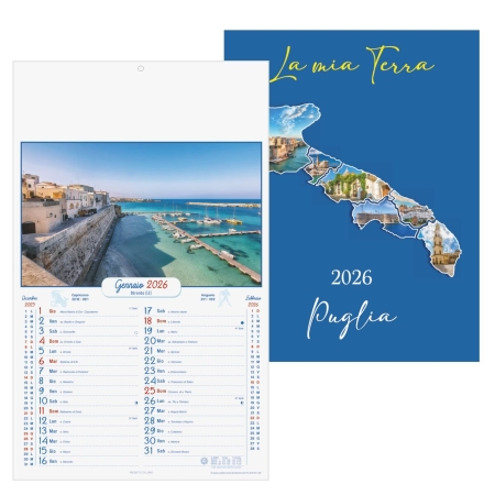 Calendario Illustrato trimestrale PUGLIA