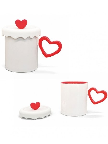 Tazza in ceramica personalizzabile Love Cake 330 ml