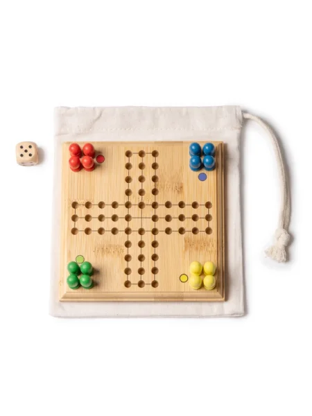 Parcheesi in bamboo in set personalizzabile Parchy