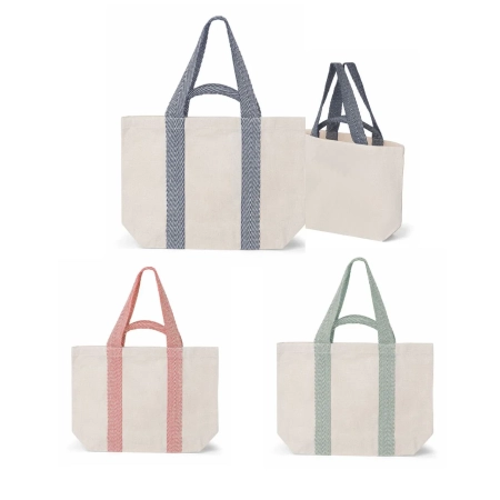 Borsa mare in canvas personalizzabile Lavinia