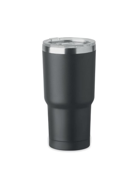 Bicchiere da viaggio in acciaio inox doppio strato 550 ml