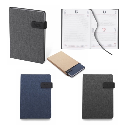 Agenda 15 x 21 Giornaliera a blocco fisso in R-Pet Eco