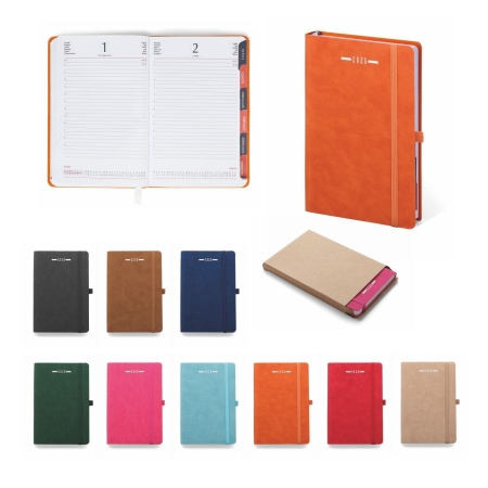Agenda Giornaliera Fustellata Flexi Soft  formato B6 11 x 17