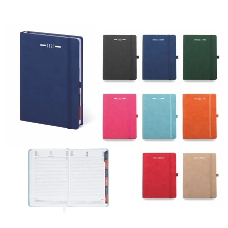 Agenda copertina flessibile Giornaliera Fustellata Flexi Soft 15 x 21 cm
