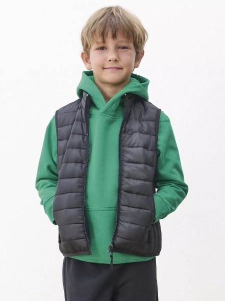 Gilet imbottito bambino personalizzabile Sol's Stream Bw Kids