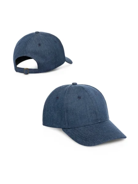 Cappellino in denim, cotone e poliestere (300 g/m²) PHOEBE