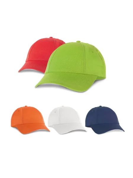 Cappellino con visiera con 6 pannelli MIUCCIA.