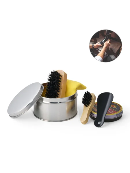 Set pulizia scarpe 6 pezzi personalizzabile COBB