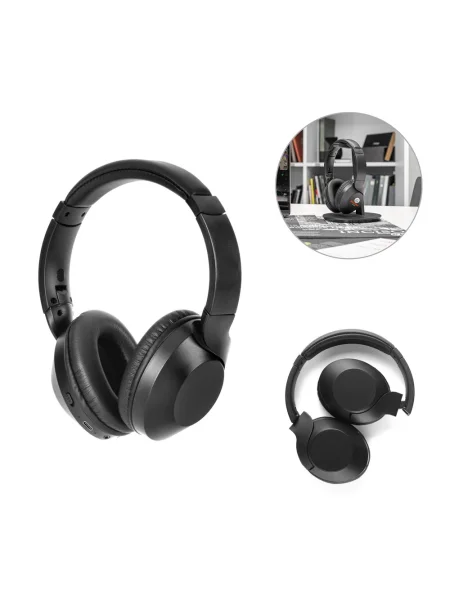 Cuffie wireless pieghevoli con 20 ore di autonomia in ABS riciclato HENDRIX