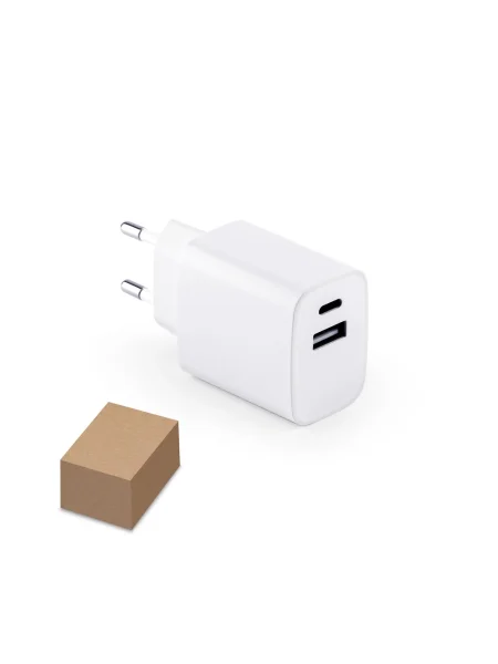 Adattatore con porta USB in ABS riciclato WEGENER