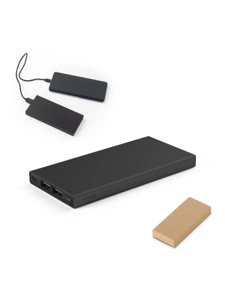 Power bank da 5'000 mAh in alluminio riciclato DOROTHY 5