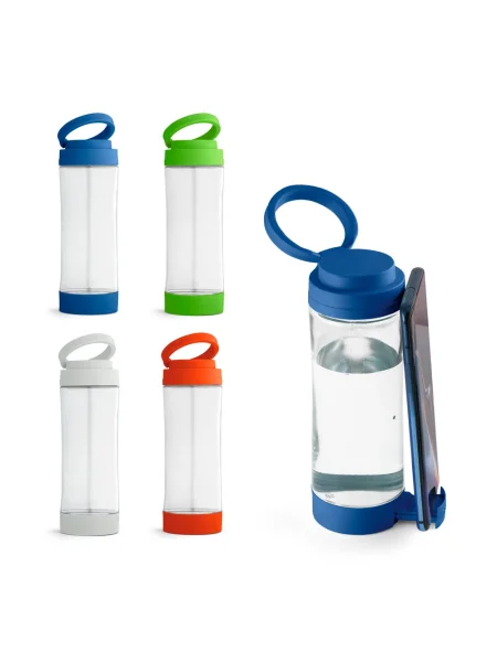 Borraccia sportiva in vetro con tappo in PP 390 ml QUINTANA