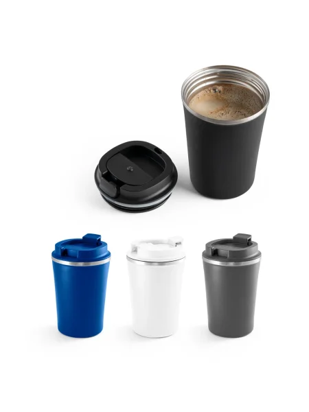 Bicchiere da viaggio in acciaio inox e PP 470 ml PHELPS