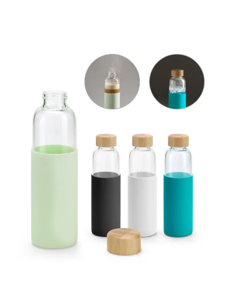 Borraccia in vetro borosilicato e bambù 600 ml DAKAR