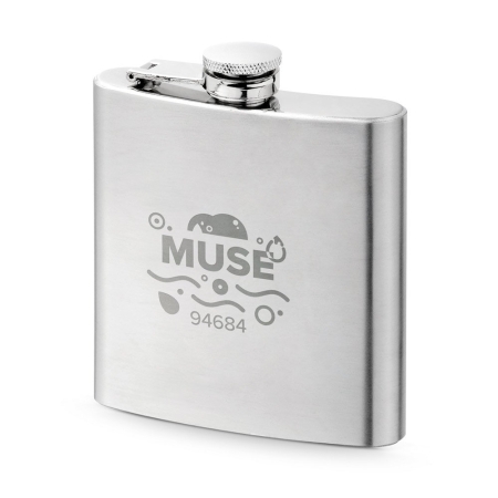 Fiaschetta tascabile in acciaio inox 180 ml MUSE