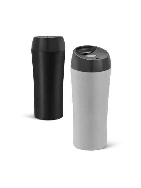 Bicchiere da viaggio in acciaio inox e PP 470 ml MONARDA