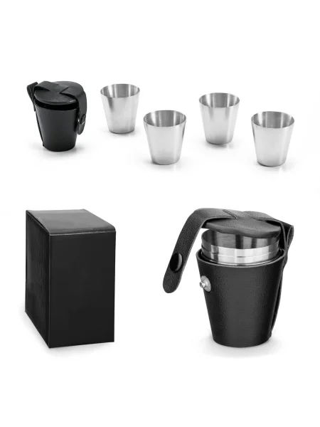 Set di 4 bicchieri in acciaio inossidabile 25 ml HIMALAYAS