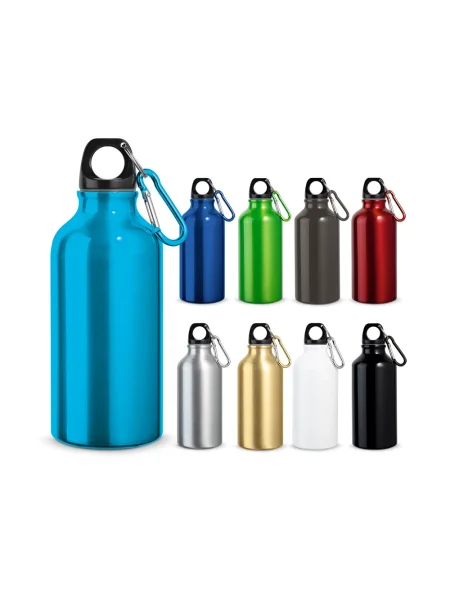 Borracce sportive in alluminio con moschettone 400 ml LANDSCAPE S