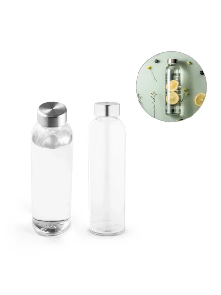 Borraccia in vetro con tappo in acciao inox per la sublimazione 500 ml SOLER