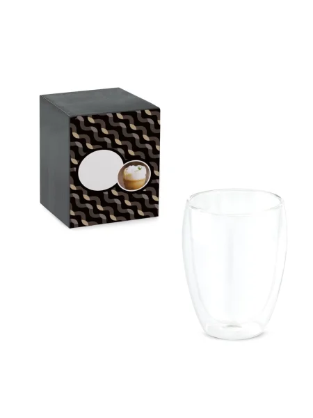 Tazza in vetro borosilicato a doppia parete e isolamento termico da 350 ml MACHIATO CUP