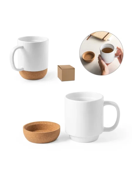 Tazza in ceramica adatta alla sublimazione 390 ml RORY SUB