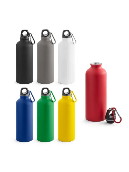 Borraccia in alluminio con moschettone 540 ml COLLINA