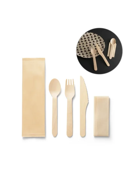 Set di posate in legno SUYA