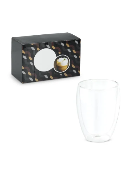 Set di 2 tazze in vetro borosilicato MACHIATO DUO