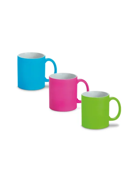 Tazza in ceramica con finitura neon 350 ml LYNCH