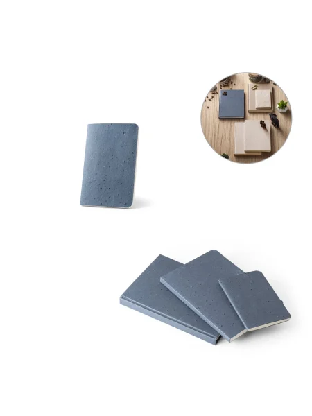 Block notes A6 con copertina flessibile in scarti buccia di caffé COFFEEPAD SOFT