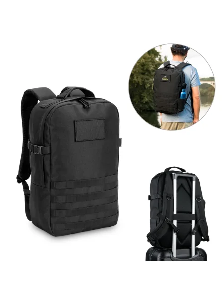 Zaino stile militare in poliestere riciclato 600D da 17.3' EDINBURGH BPACK