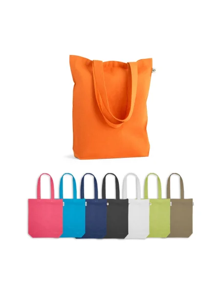 Shopper in cotone e poliestere riciclati Merida