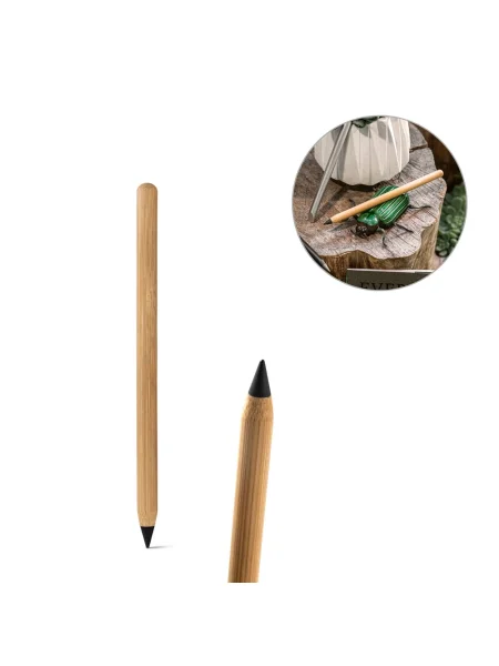 Penna in bambù senza inchiostro con punta di grafite INFINITY