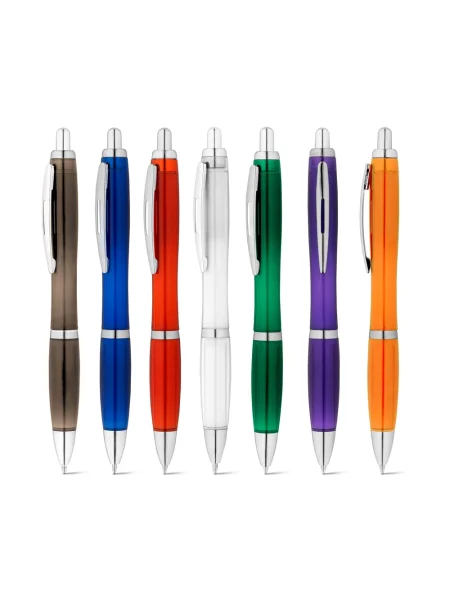 Penna a sfera in PET riciclato (100% rPET) con clip metallica SWING rPET