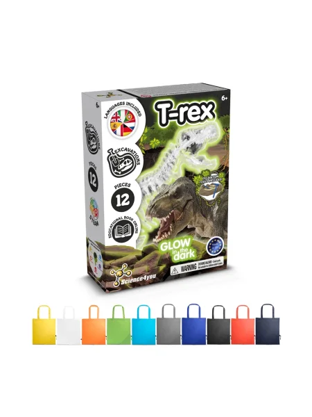 Gioco educativo fornito con una borsa regalo pieghevole in 190T Fossil Excavation Kit V.