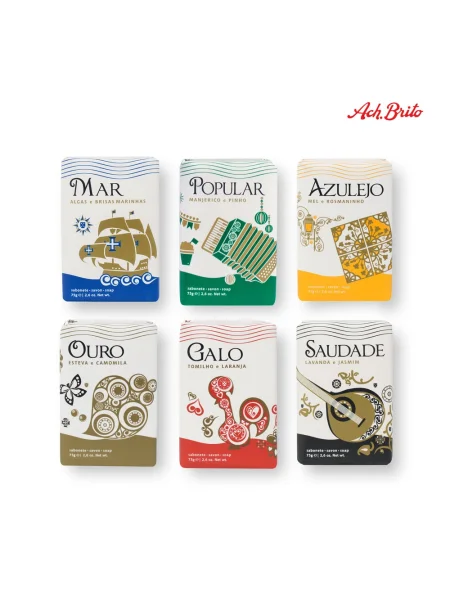 Saponette a base di sapone vegetale e arricchiti con olio d'oliva LUSITANOS