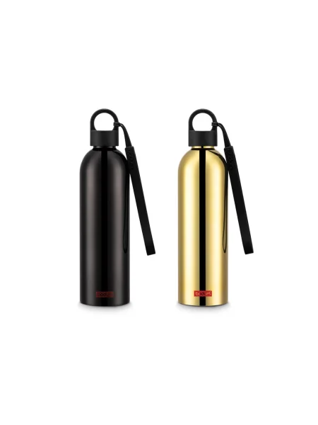 Borraccia con doppio corpo in acciaio inox che non si macchia  MELIOR STEEL