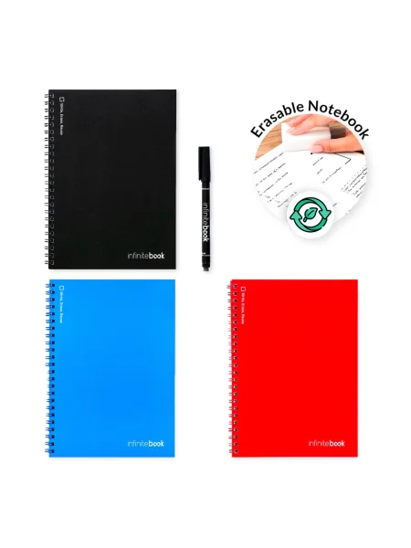Block notes A5 con copertina flessibile INFINITEBOOK PLAIN