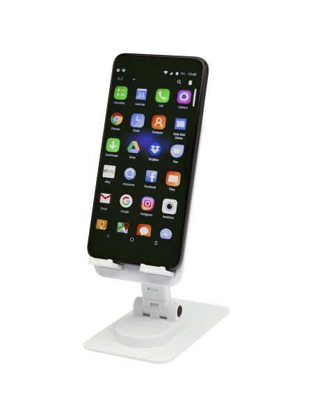 Supporto per telefono in plastica riciclata e metallo Alhena