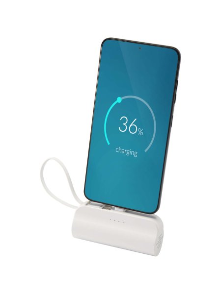 Power bank Tipo C da 5.000 mAh 2 in 1 Alnair