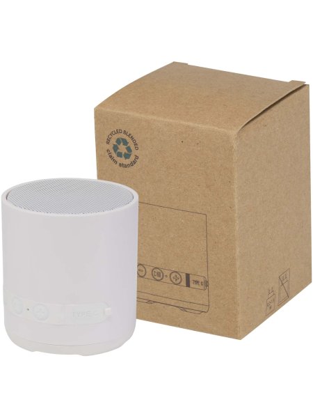 Speaker wireless da 3 W in plastica riciclata Hunor