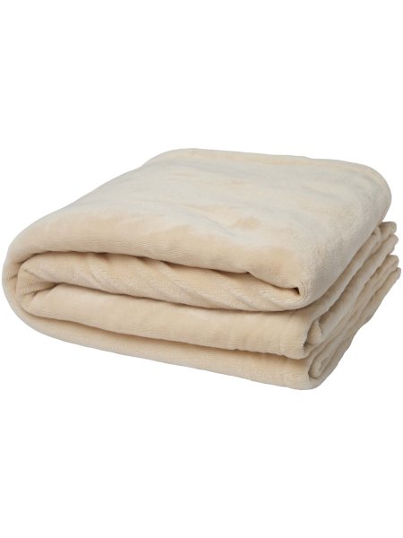 Coperta in sherpa riciclato certificato GRS Ashen