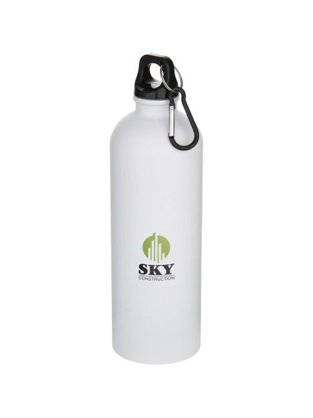 Borraccia da 750 ml in acciaio inox riciclato RCS con moschettone Oregon