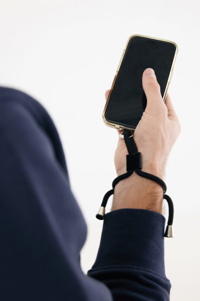 Bracciale porta telefono in rPET RCS regolabile CarryLoop